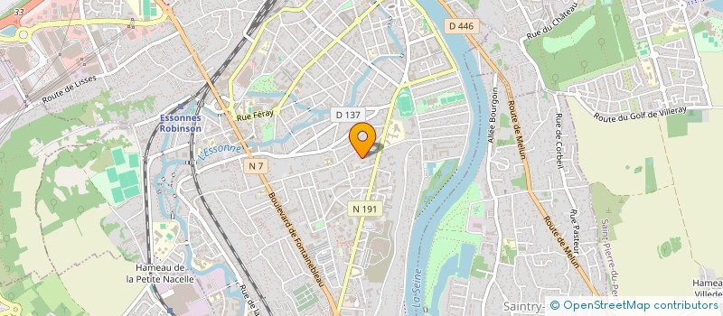 localisation de l'entreprise SCI B.I.E. à CORBEIL-ESSONNES