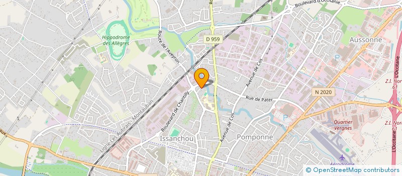 localisation de l'entreprise SCI B.I.K. à TOULOUSE