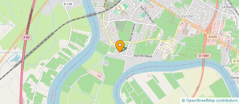 localisation de l'entreprise SCI B.I.L  LIBOURNE