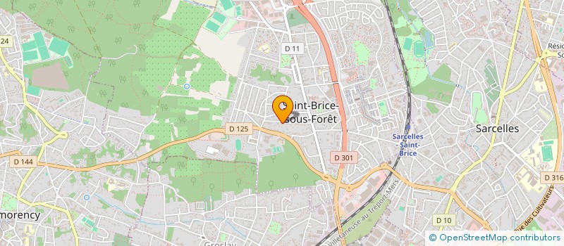 localisation de l'entreprise SCI B.I.P. à SAINT-BRICE-SOUS-FORET