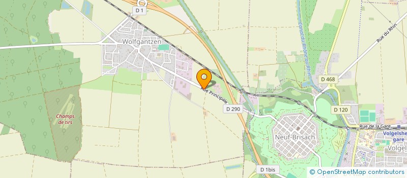 localisation de l'entreprise SCI B.I.P.G.  WOLFGANTZEN