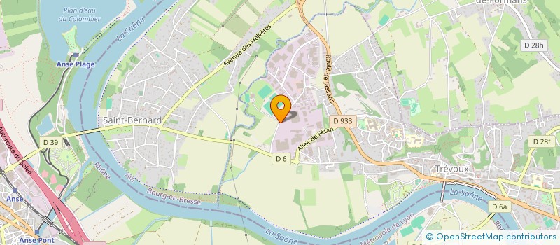 localisation de l'entreprise SCI B-INVEST 01  TREVOUX