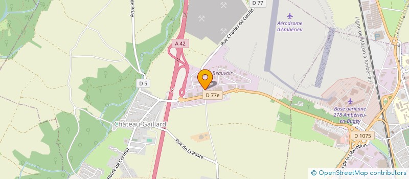 localisation de l'entreprise SCI B.J à CHATEAU-GAILLARD