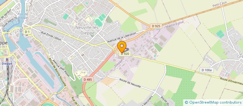 localisation de l'entreprise SCI B.J.D IMMO  DIEPPE