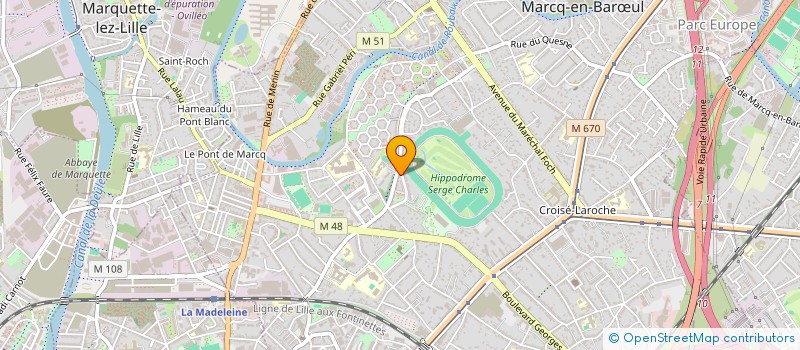 localisation de l'entreprise SCI B.J.J. à LE TOUQUET-PARIS-PLAGE