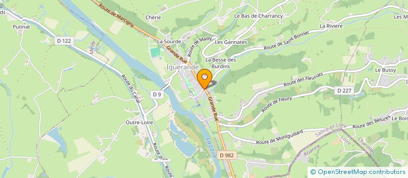 localisation de l'entreprise SCI B.J.L  IGUERANDE