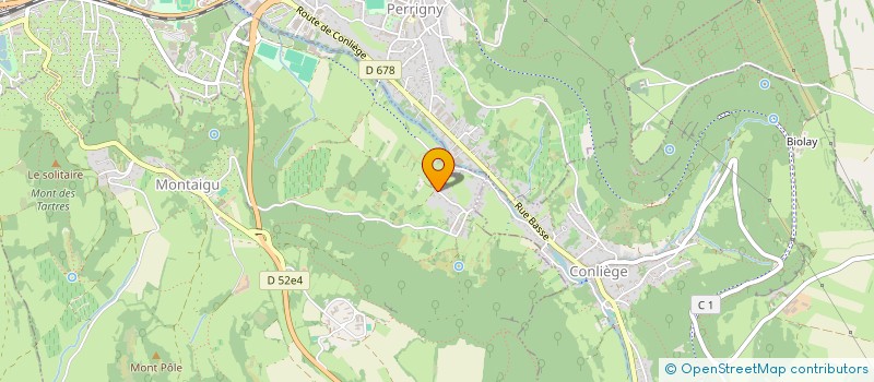 localisation de l'entreprise SCI B.J.M.O.P.  MONTAIGU