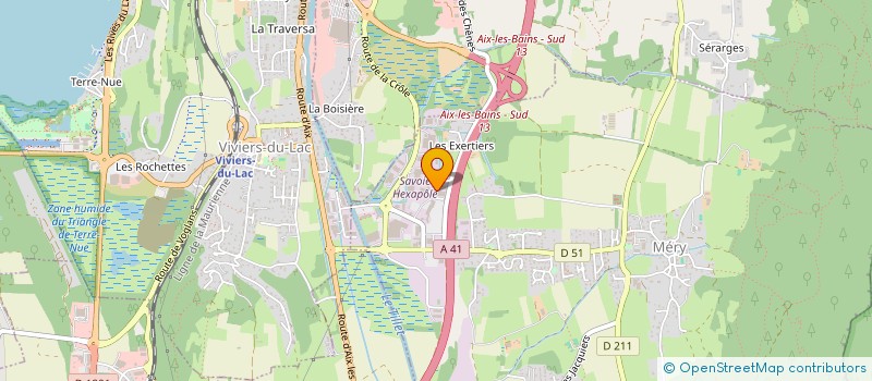 localisation de l'entreprise SCI B.J. RENNES à MERY