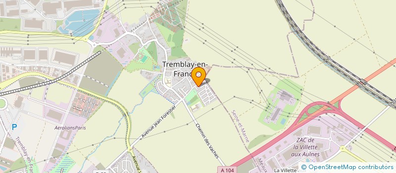 localisation de l'entreprise SCI B.J.S à TREMBLAY-EN-FRANCE