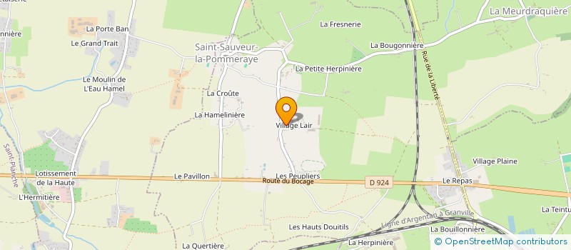 localisation de l'entreprise SCI B.K.L.T. à GRANVILLE