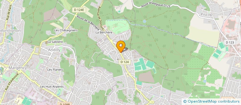 localisation de l'entreprise SCI B.L.  MONTMORENCY