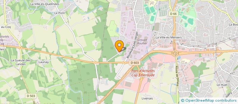 localisation de l'entreprise SCI B.L  DINARD