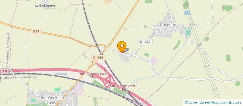 localisation de l'entreprise SCI B L A F  CRISENOY