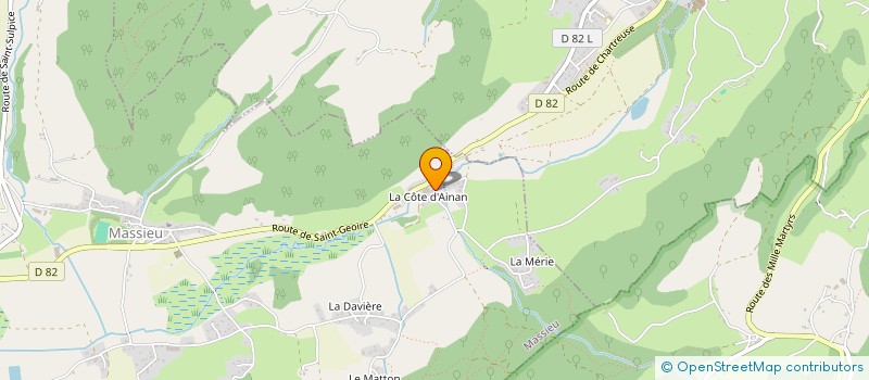 localisation de l'entreprise SCI B.L.A.T.  MASSIEU