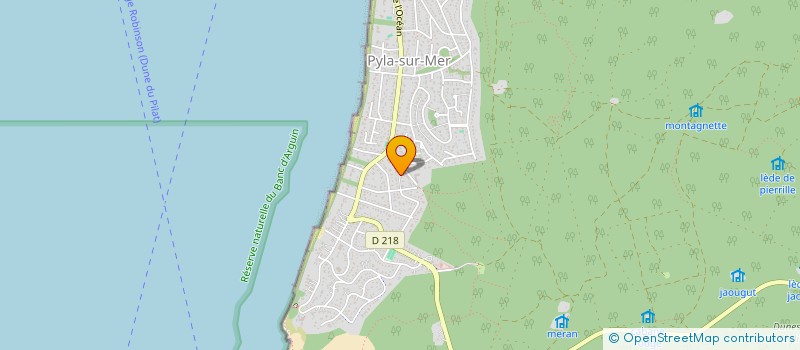 localisation de l'entreprise SCI B.L.H. à LA TESTE DE BUCH