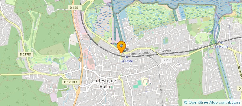 localisation de l'entreprise SCI B.L.M.  LA TESTE-DE-BUCH