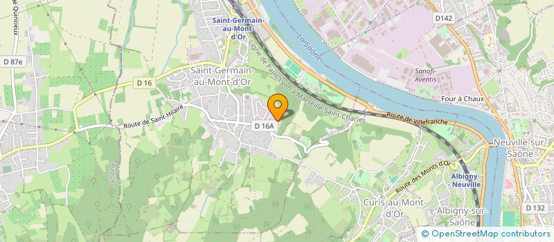 localisation de l'entreprise SCI B L M IMMOBILIER  SAINT-GERMAIN-AU-MONT-D'OR