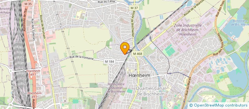 localisation de l'entreprise SCI B.L.P.L.  HNHEIM