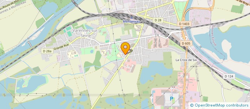 localisation de l'entreprise SCI B.L.R  VARENNES-SUR-SEINE