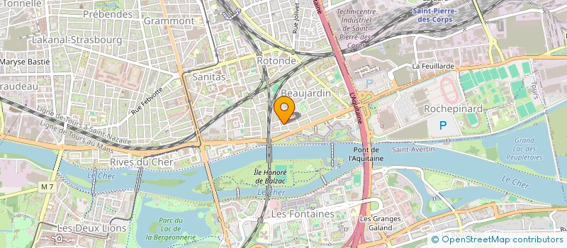 localisation de l'entreprise SCI B.L.S. IMMOBILIER  TOURS