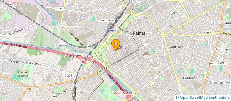 localisation de l'entreprise SCI B M à REIMS