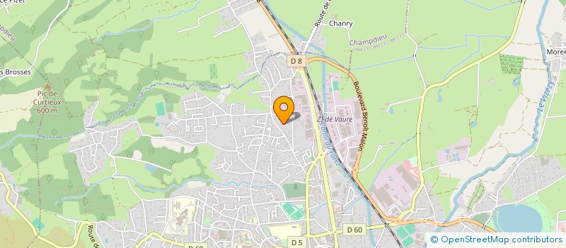 localisation de l'entreprise SCI B M  MONTBRISON