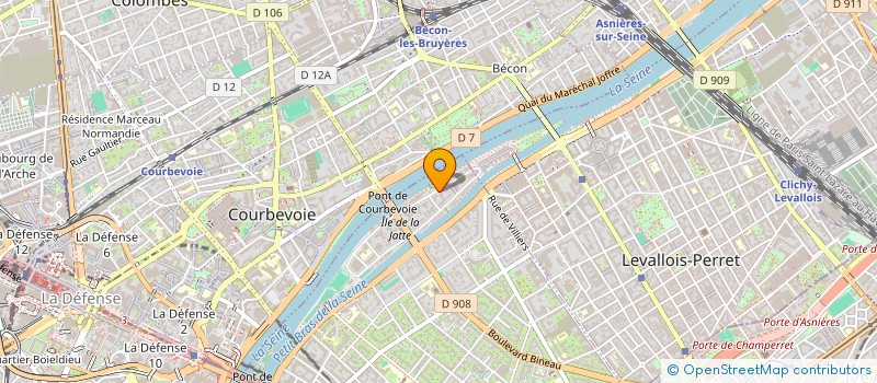 localisation de l'entreprise SCI B.M. à NEUILLY-SUR-SEINE
