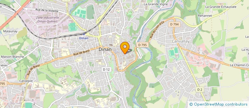 localisation de l'entreprise SCI B.M  DINAN