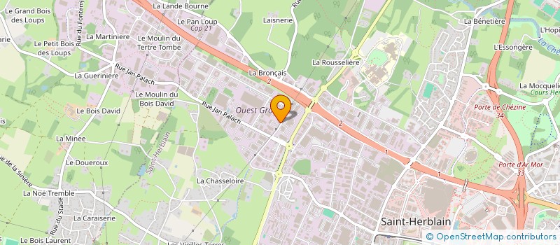 localisation de l'entreprise SCI B & M ASSOCIES  SAINT-HERBLAIN