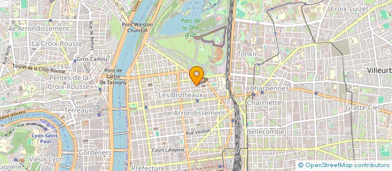 localisation de l'entreprise SCI B.M B.  LYON