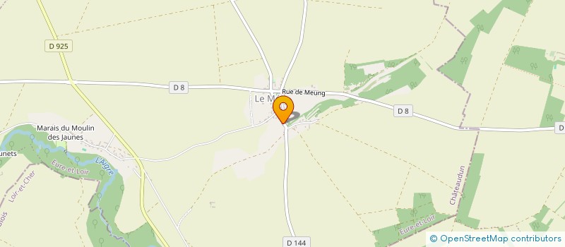 localisation de l'entreprise SCI B..M.C. à CLOYES-LES-TROIS-RIVIERES