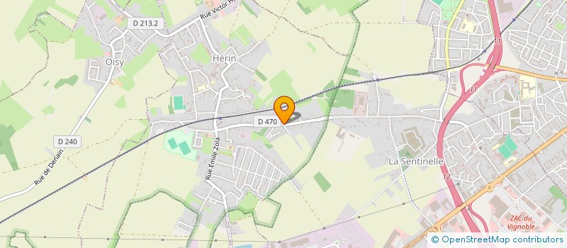 localisation de l'entreprise SCI B.M.C.  HERIN