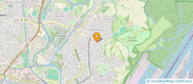 localisation de l'entreprise SCI B.M.E.  STRASBOURG