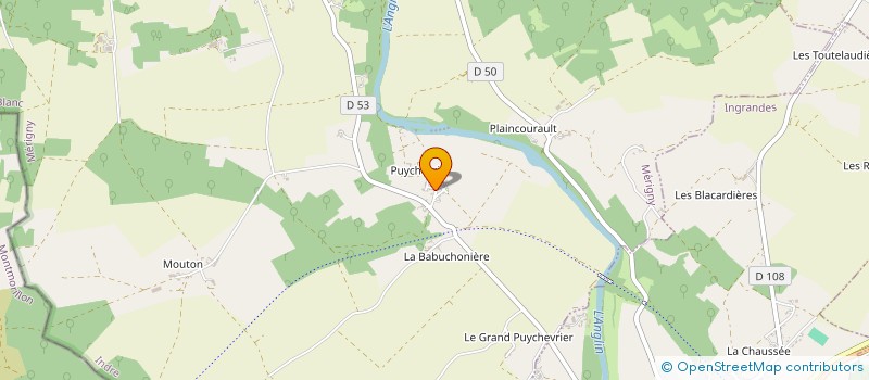 localisation de l'entreprise SCI B.M.F à MERIGNY