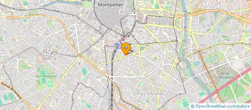 localisation de l'entreprise SCI B.M.G à MONTPELLIER