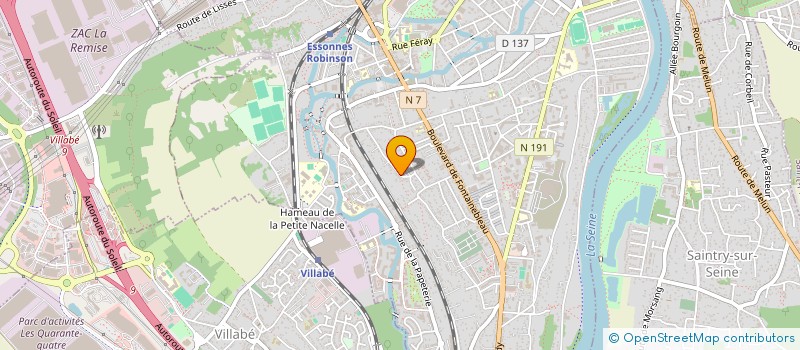 localisation de l'entreprise SCI B.M.I  CORBEIL-ESSONNES