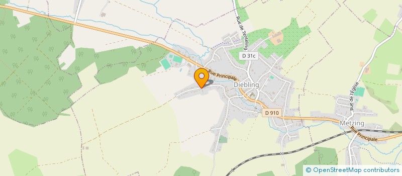 localisation de l'entreprise SCI B.M.S.  DIEBLING
