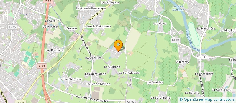 localisation de l'entreprise SCI B.M.V. AMBON  VERTOU