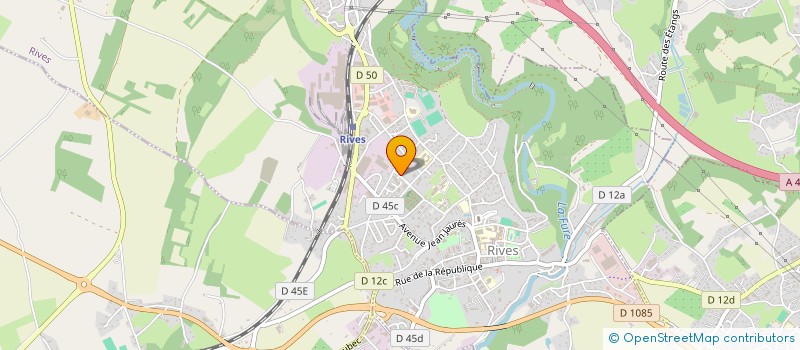 localisation de l'entreprise SCI B.N.  RIVES