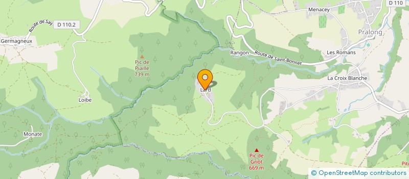 localisation de l'entreprise SCI  B.N.G  PRALONG