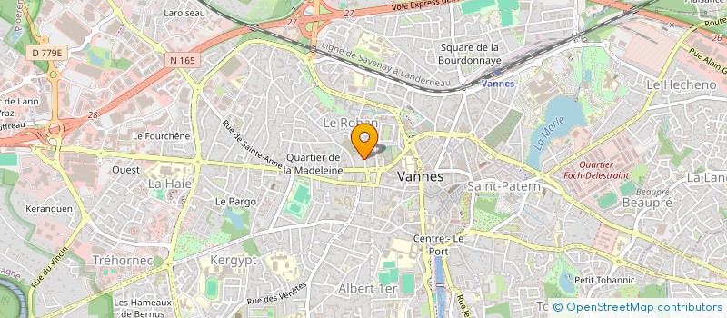 localisation de l'entreprise SCI B-NOIZET  VANNES