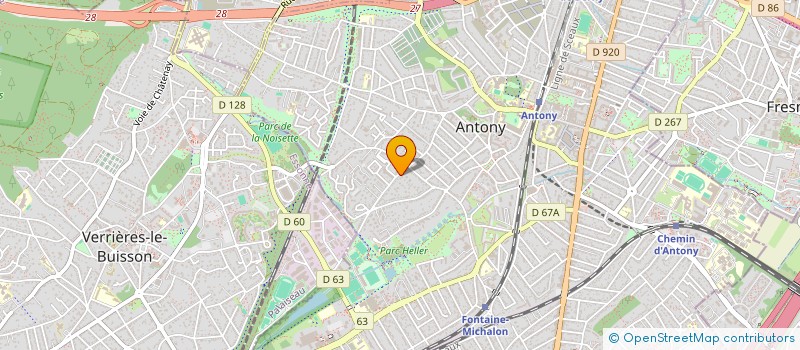 localisation de l'entreprise SCI B.O.B à ANTONY