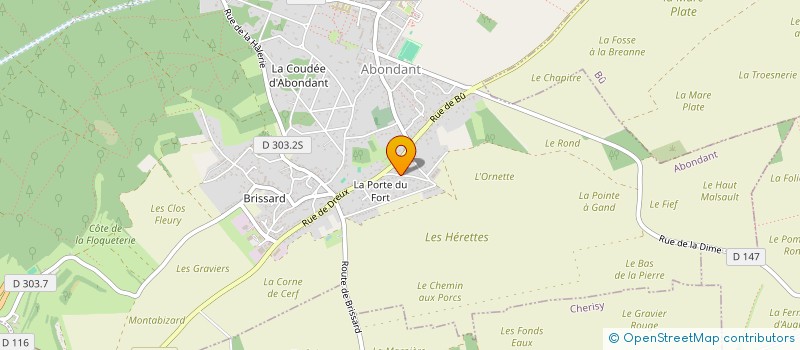 localisation de l'entreprise SCI B.O. LOCAUX à ABONDANT
