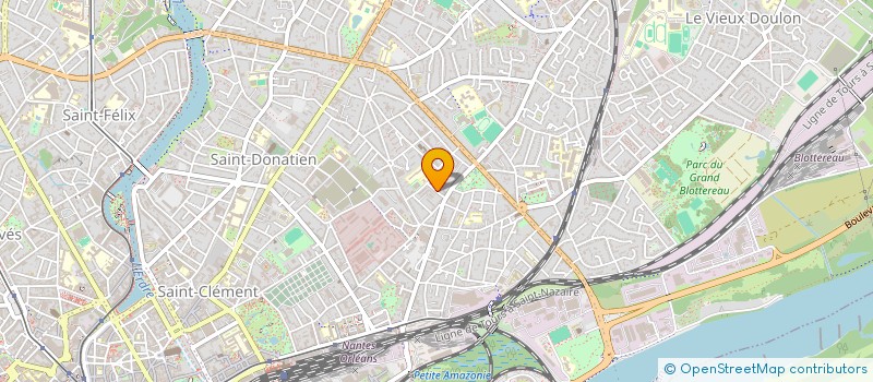 localisation de l'entreprise SCI B.O.M.S  NANTES