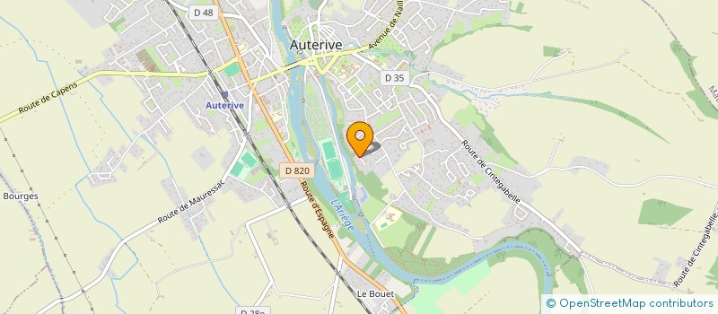 localisation de l'entreprise SCI B-O-N  AUTERIVE