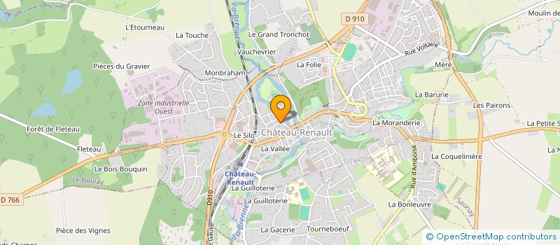 localisation de l'entreprise SCI B.O.R.V. à CHATEAU-RENAULT