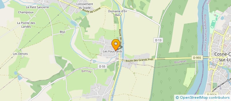 localisation de l'entreprise SCI B.P.A  BOULLERET