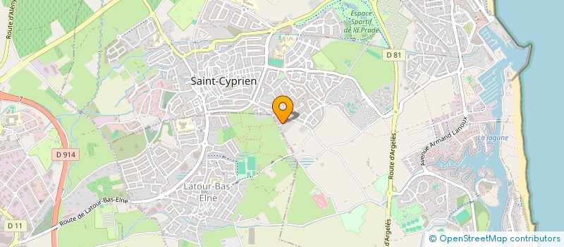 localisation de l'entreprise SCI B.P.F. à SAINT-CYPRIEN