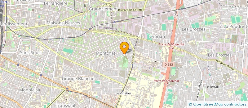 localisation de l'entreprise SCI B P F PAU  LYON