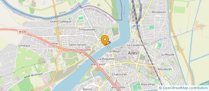 localisation de l'entreprise SCI B.P.M à ARLES